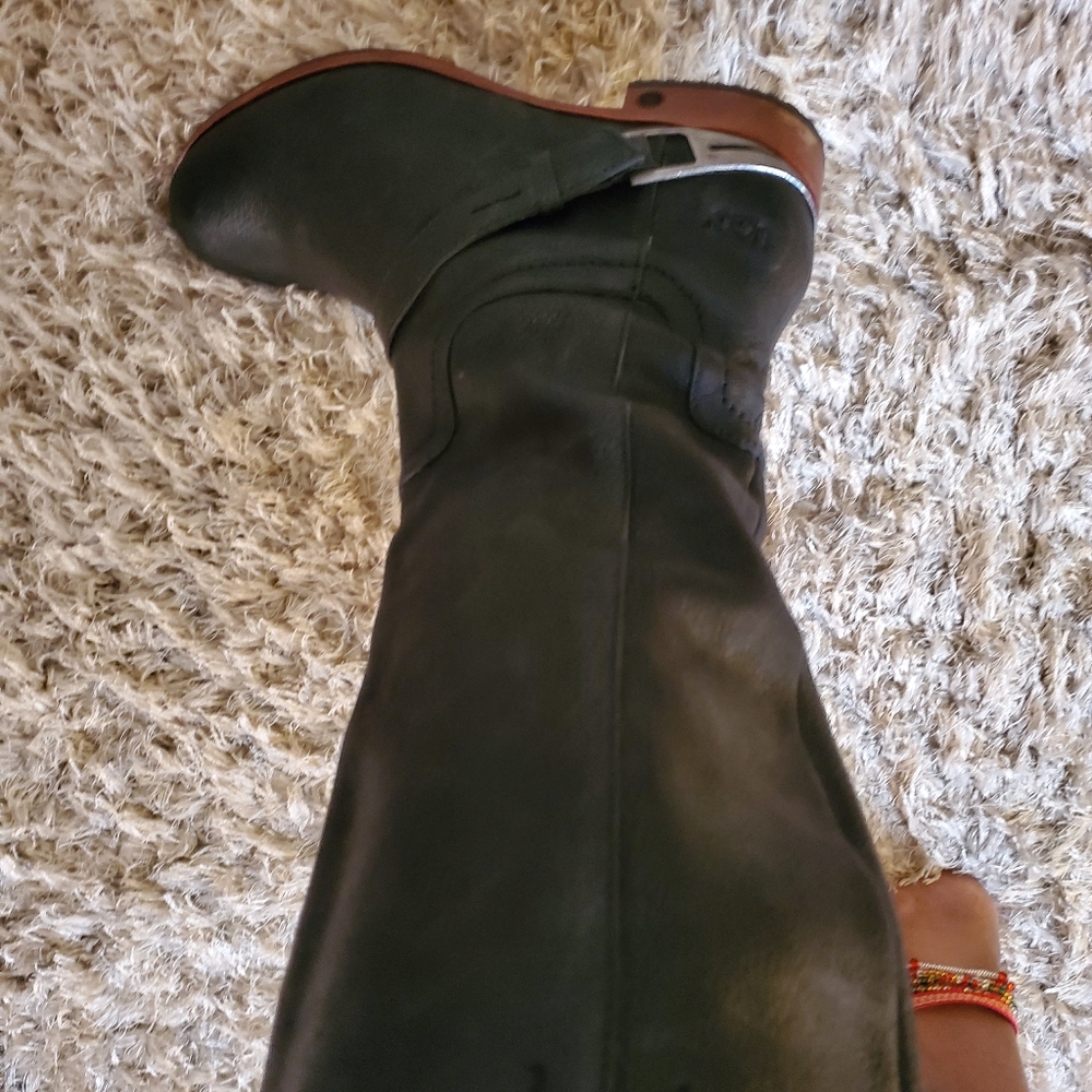 Leather Ugg Riding Boots one is a size 7.5 and the other is a 8. Brand new